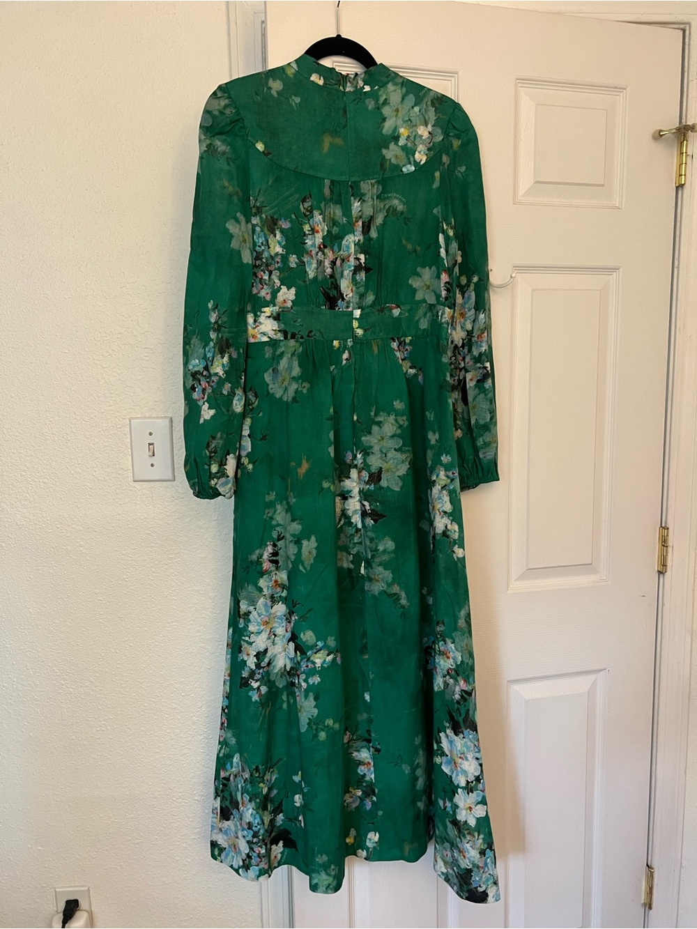 Zimmermann Everley Plunge floral linen midi dress - Picture 9 of 14